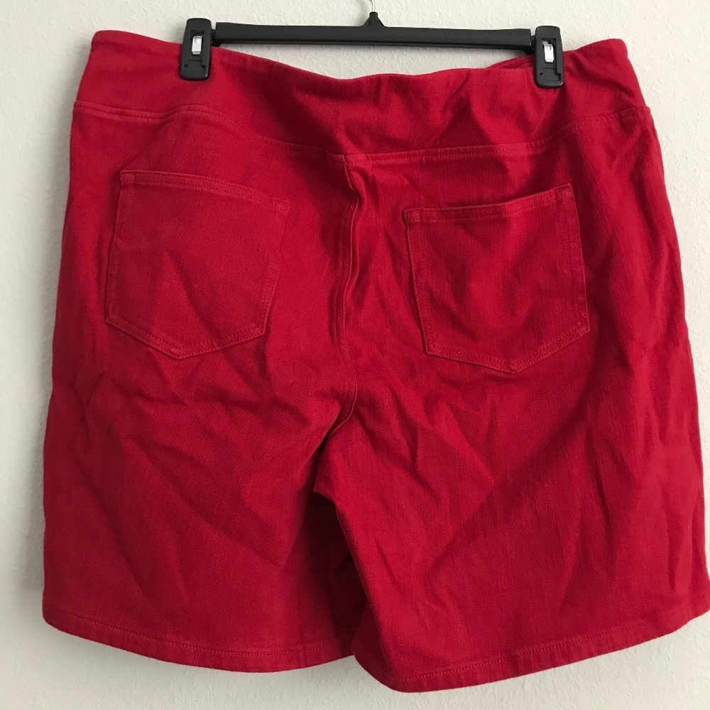 Belle by Kim Gravel Flexibelle 8" Short - Red (sz) a593176 - Picture 2 of 3